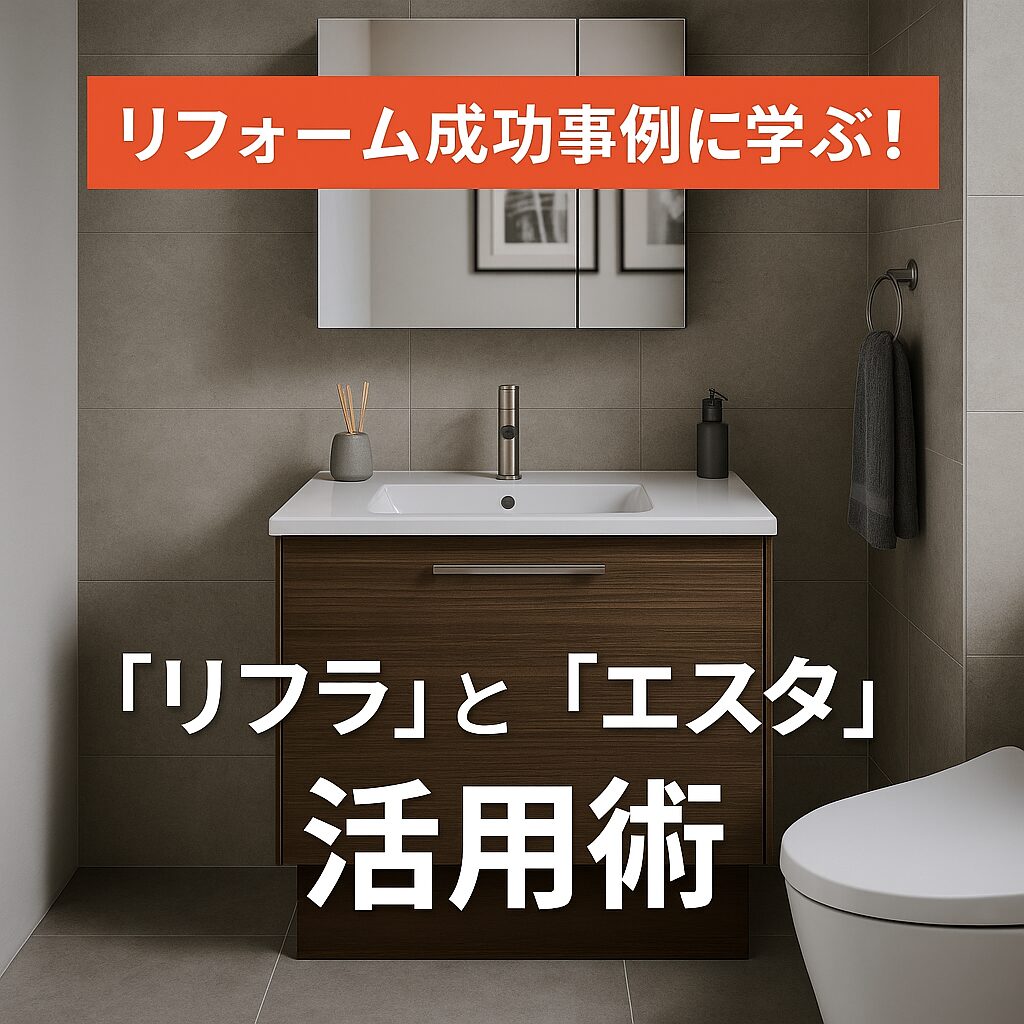 リフォーム成功事例に学ぶ！「リフラ」と「エスタ」活用術