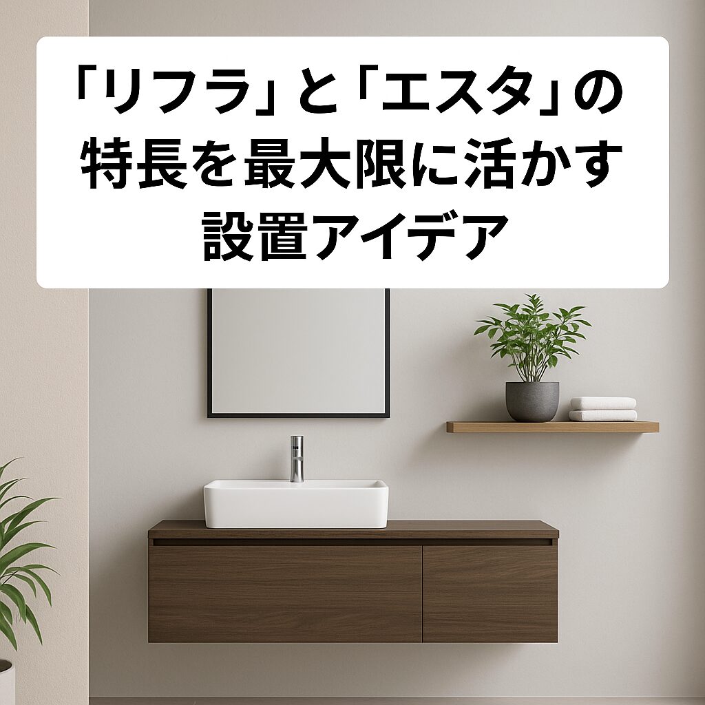 「リフラ」と「エスタ」の特長を最大限に活かす設置アイデア
