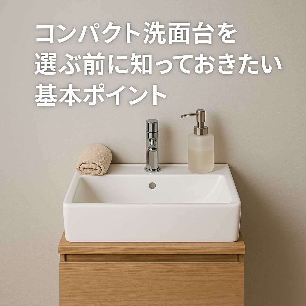 コンパクト洗面台を選ぶ前に知っておきたい基本ポイント