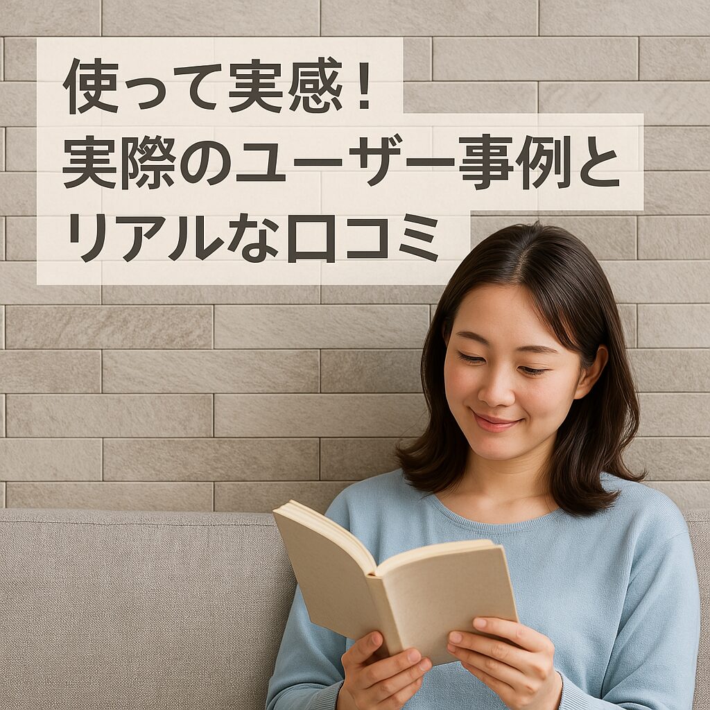 使って実感！実際のユーザー事例とリアルな口コミ