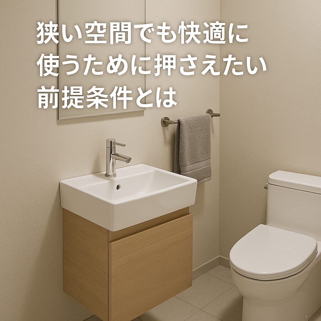狭い空間でも快適に使うために押さえたい前提条件とは