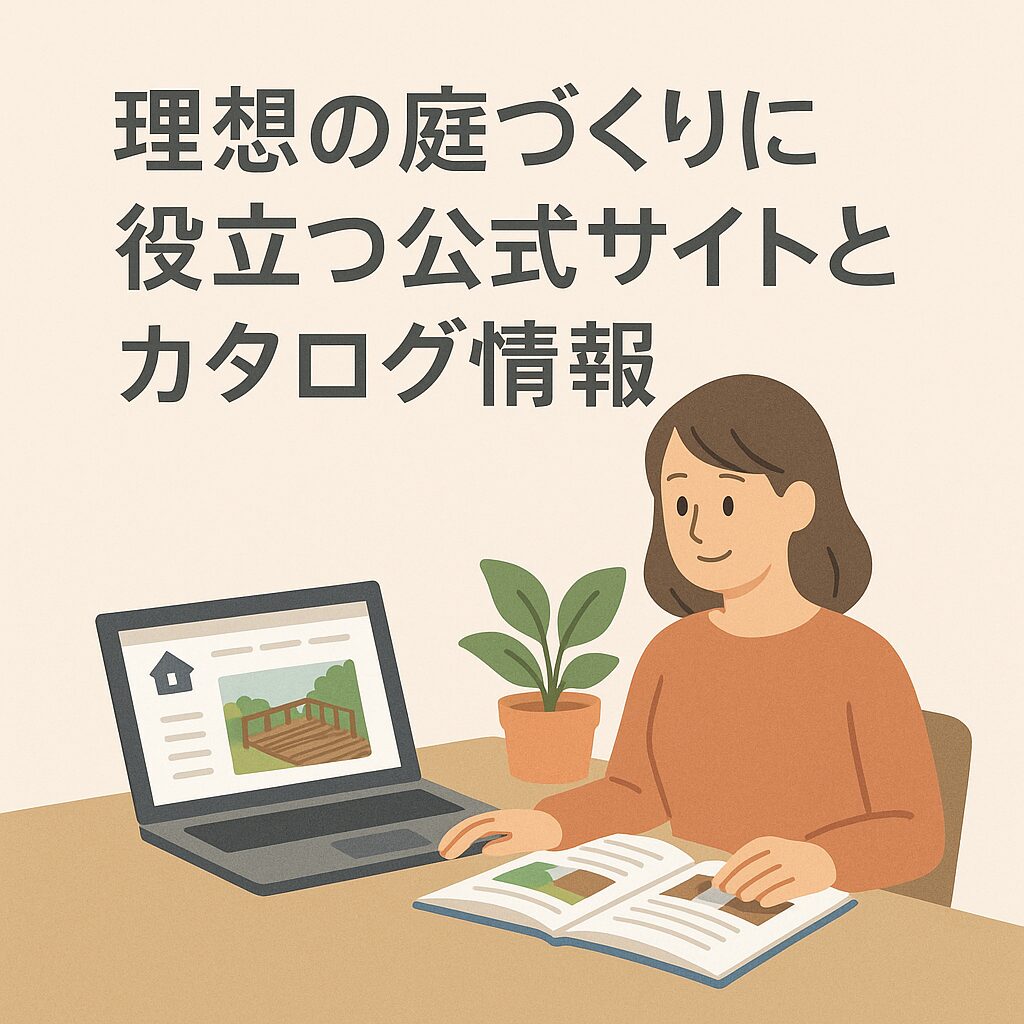理想の庭づくりに役立つ公式サイトとカタログ情報