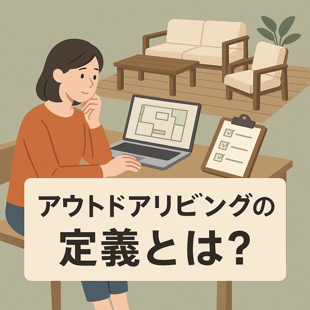 アウトドアリビングの定義とは？