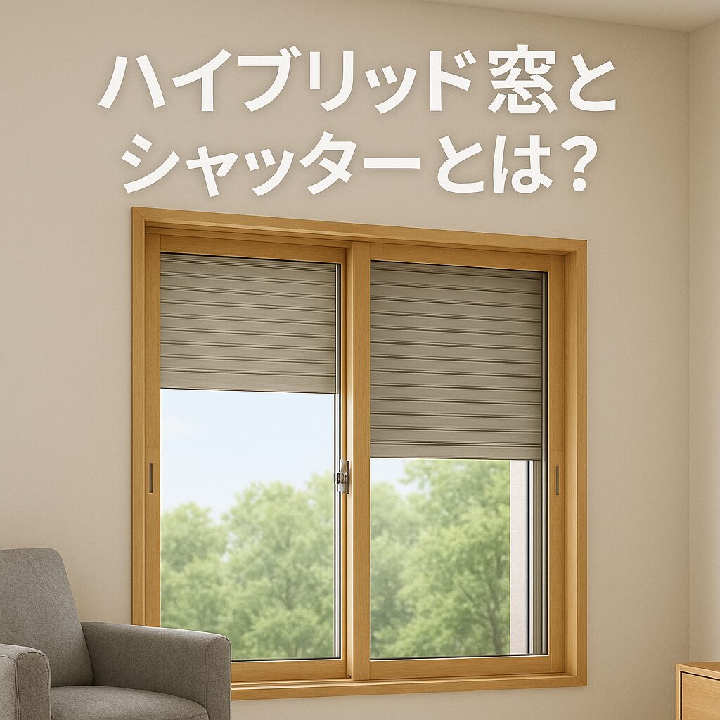 ハイブリッド窓とシャッターとは?その特徴と役割