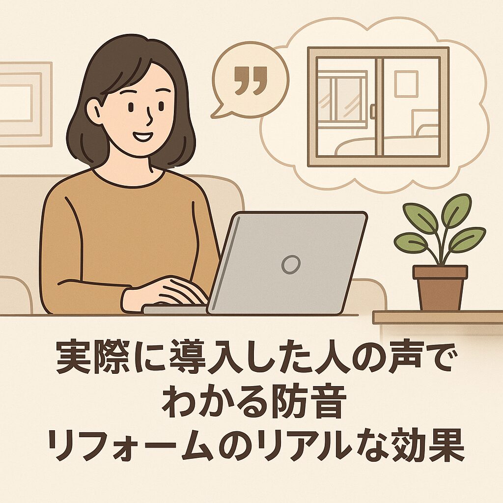 実際に導入した人の声でわかる防音リフォームのリアルな効果