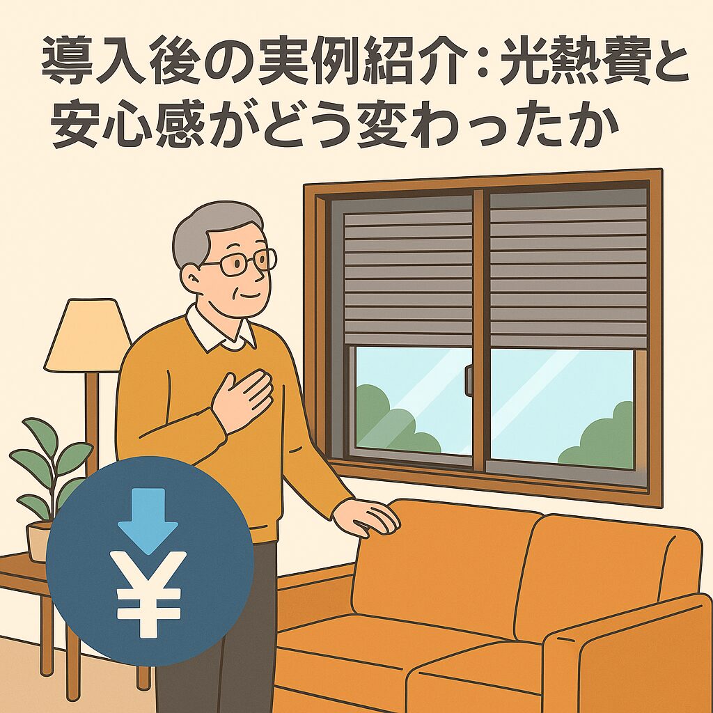 導入後の実例紹介:光熱費と安心感がどう変わったか