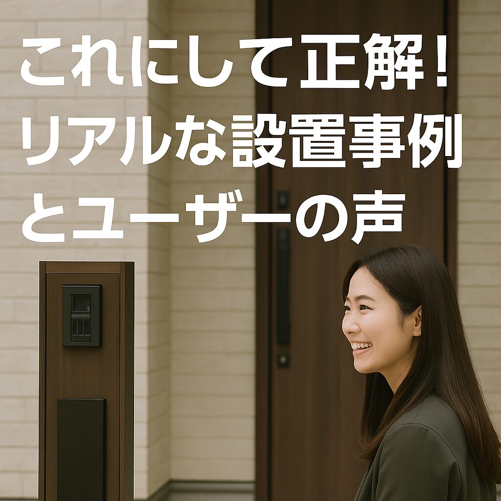 「これにして正解!」リアルな設置事例とユーザーの声