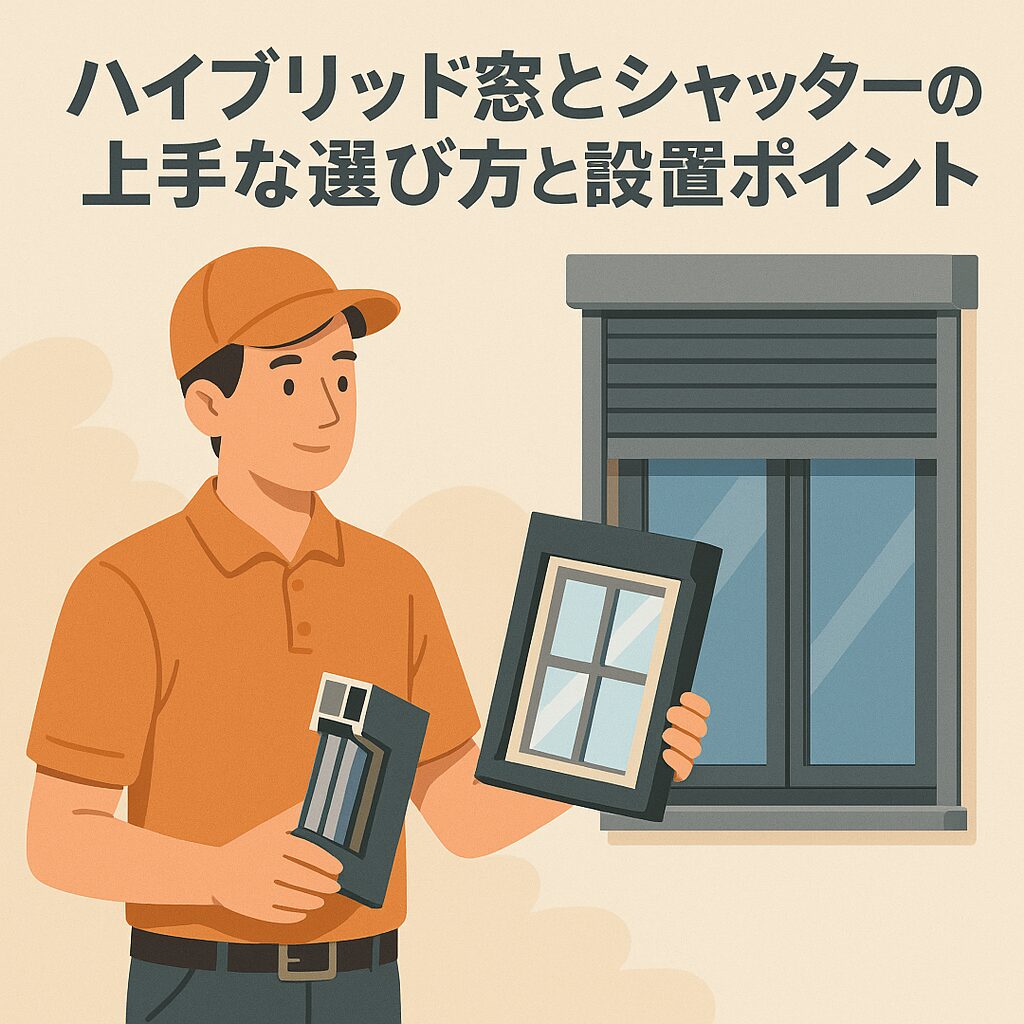 ハイブリッド窓とシャッターの上手な選び方と設置ポイント