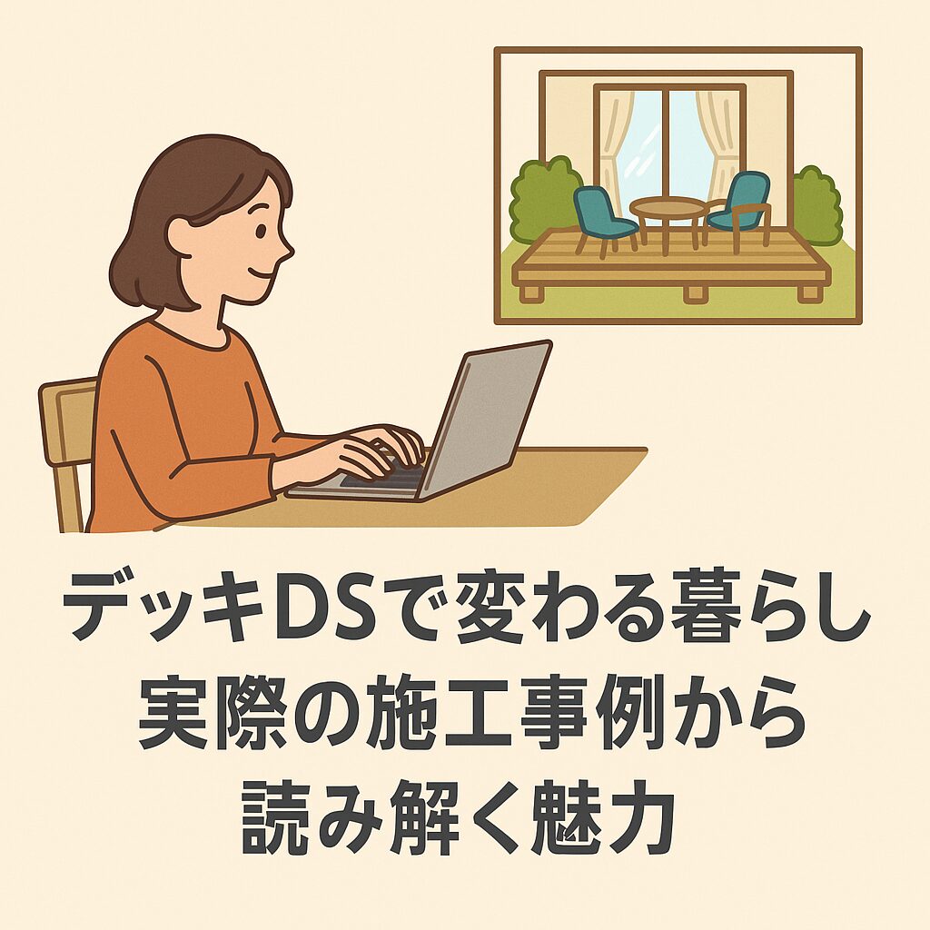 デッキDSで変わる暮らし：実際の施工事例から読み解く魅力