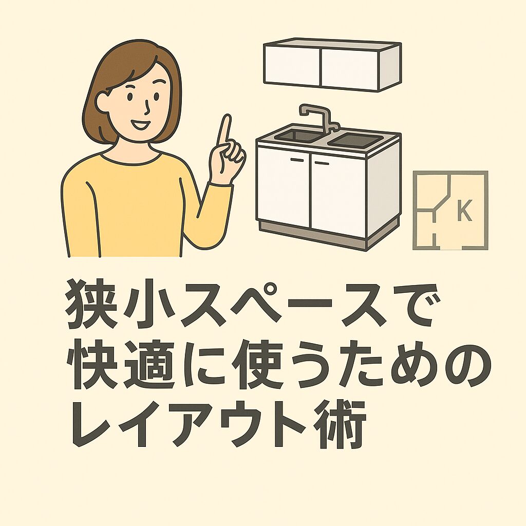 狭小スペースで快適に使うためのレイアウト術