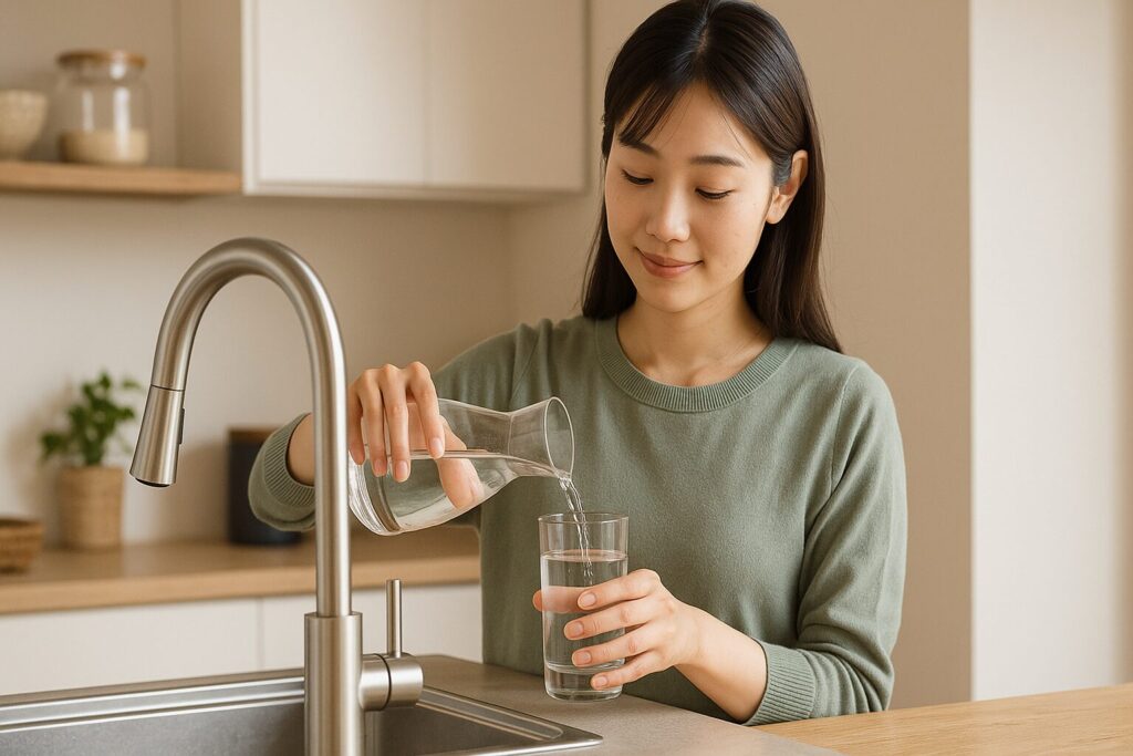 冷水と常温水を使い分ける快適さ