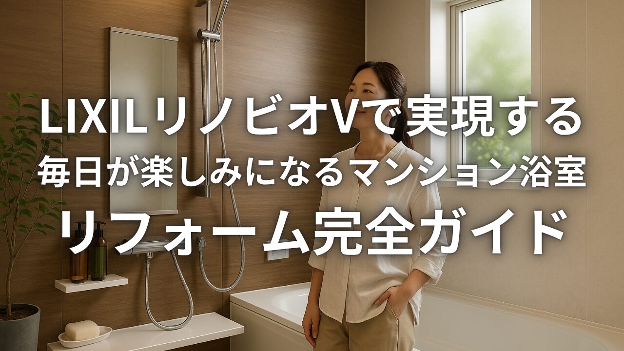 LIXIL リノビオVで実現する毎日が楽しみになるマンション浴室リフォーム完全ガイド
