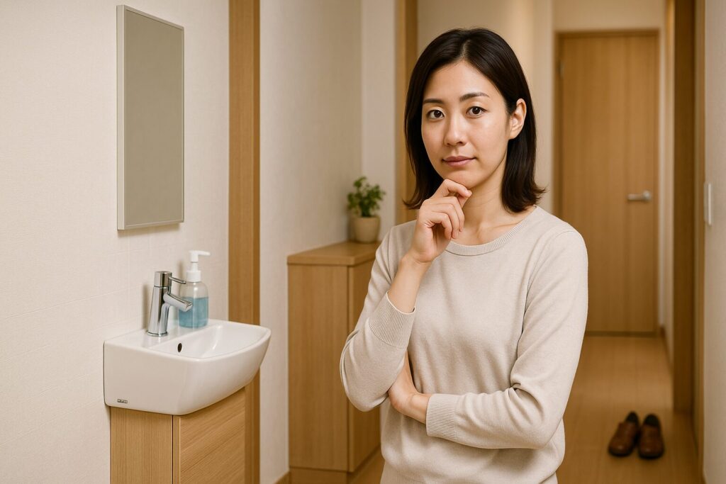玄関・廊下に手洗いを設置する前に確認すべき条件