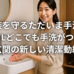 家族を守るただいま手洗い LIXILどこでも手洗がつくる玄関の新しい清潔動線