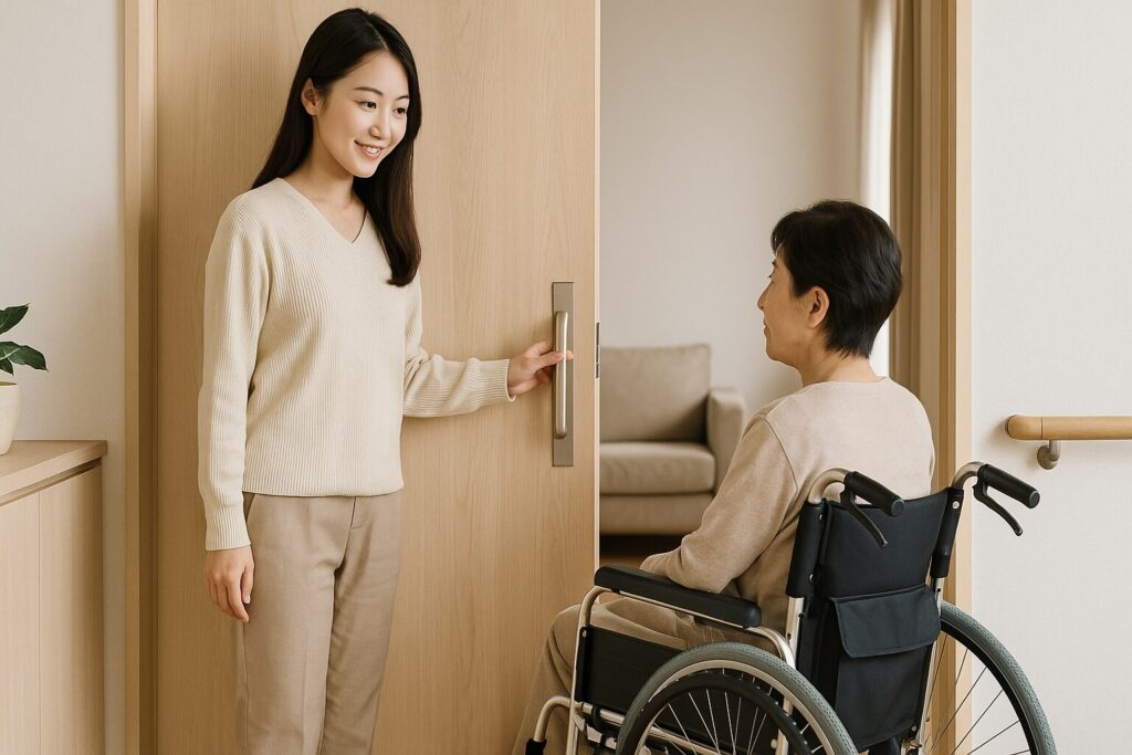 車椅子でも通りやすい室内建具を選ぶための前提条件
