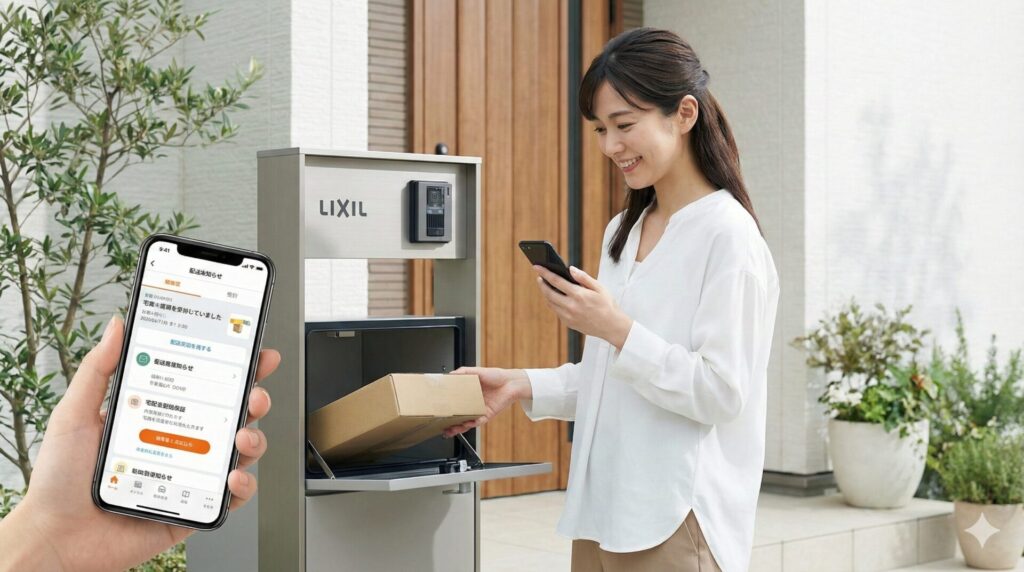 LIXILスマート宅配ポストとは?スマホ連携で変わる荷受けの常識