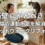 猫壁にゃんぺきで室内猫の運動不足を解消するキャットウォークリフォーム