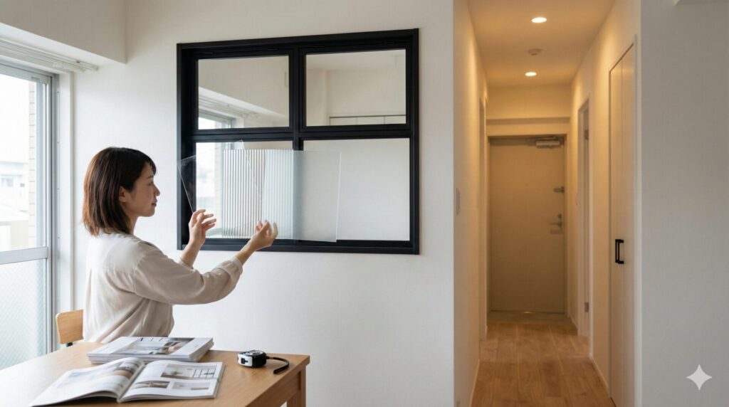 明るさとプライバシーを両立させるデコマドのガラス選びと活用術