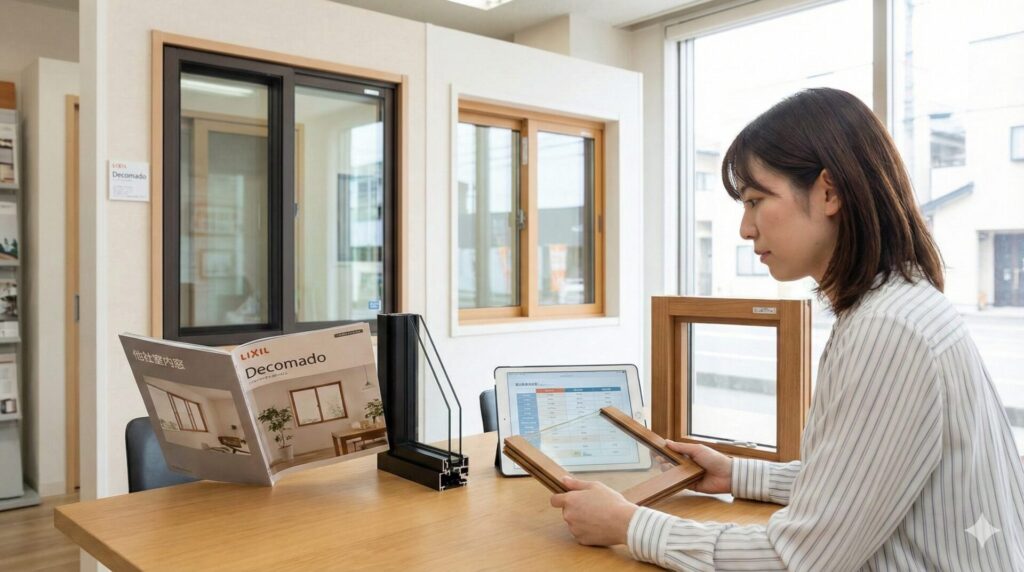 LIXILデコマドと他社室内窓の主な違いを比較