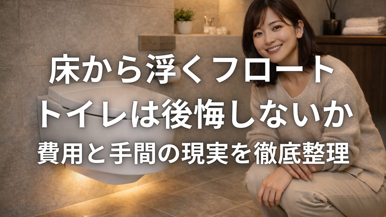 床から浮くLIXILフロートトイレは後悔しないか 費用と手間の現実を徹底整理