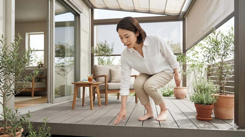 なぜ熱くないのか？低熱伝導素材が庭リビングを快適にする仕組みと根拠