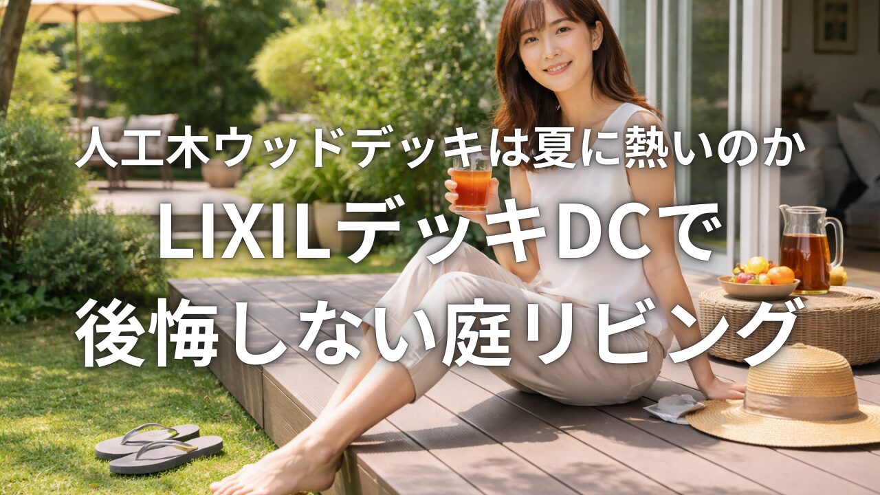人工木ウッドデッキは夏に熱いのか LIXILデッキDCで後悔しない庭リビング