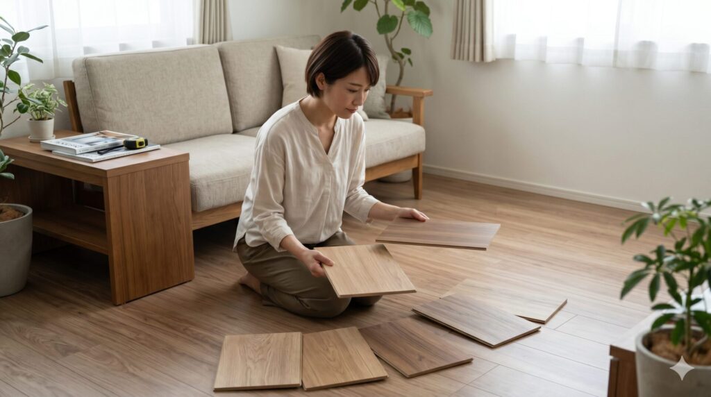 床材選びで失敗しやすい色味と確認時の注意点