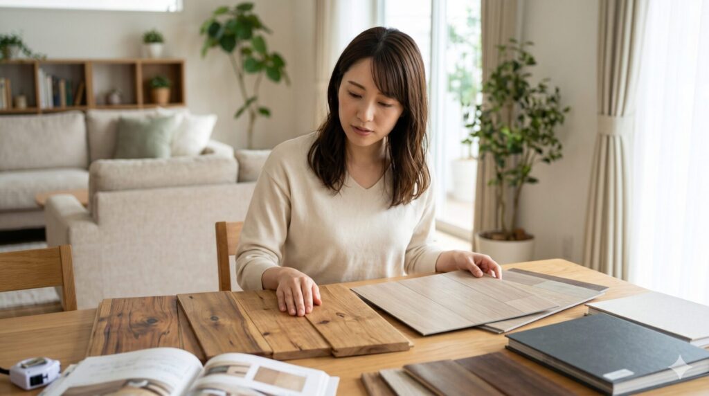 無垢フローリングや他のシート床材との違い