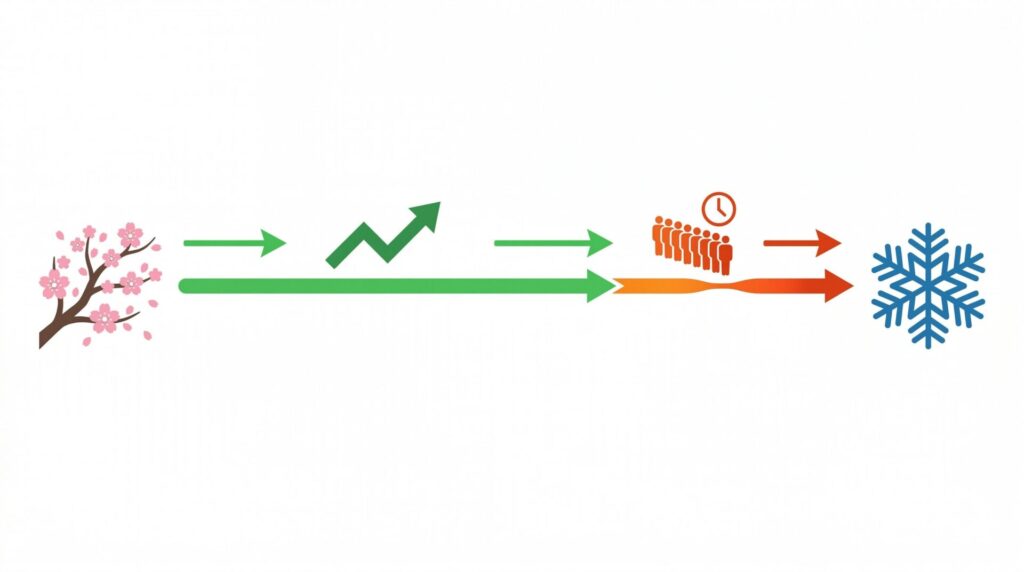 来冬までに間に合わせるスケジュール例
