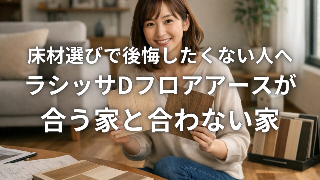 床材選びで後悔したくない人へラシッサDフロアアースが合う家と合わない家