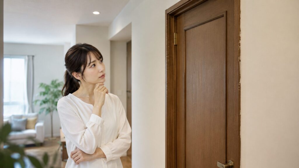 室内ドアとドア枠が生活感を生む理由