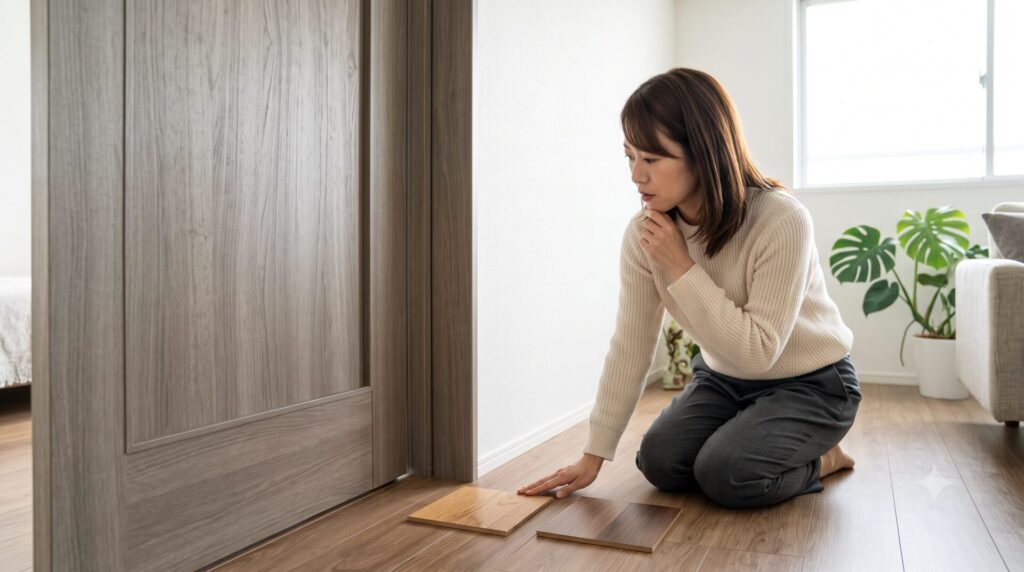 ラシッサDラテオの色柄を活かす床色との組み合わせ方