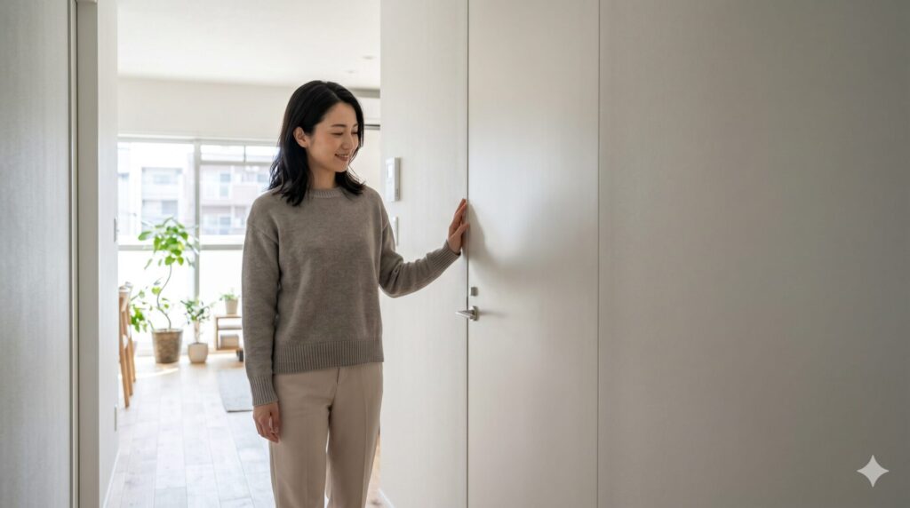LIXIL GSフルフラットドアで壁面と一体感をつくる考え方