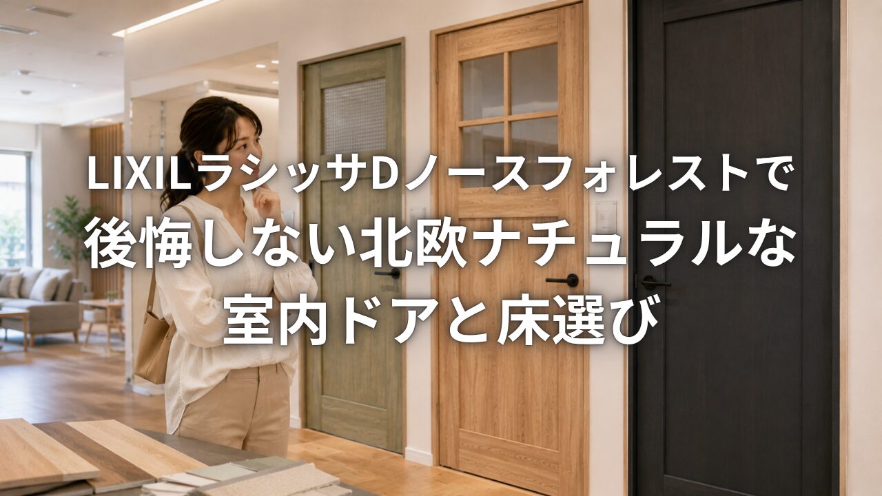 LIXILラシッサDノースフォレストで後悔しない北欧ナチュラルな室内ドアと床選び