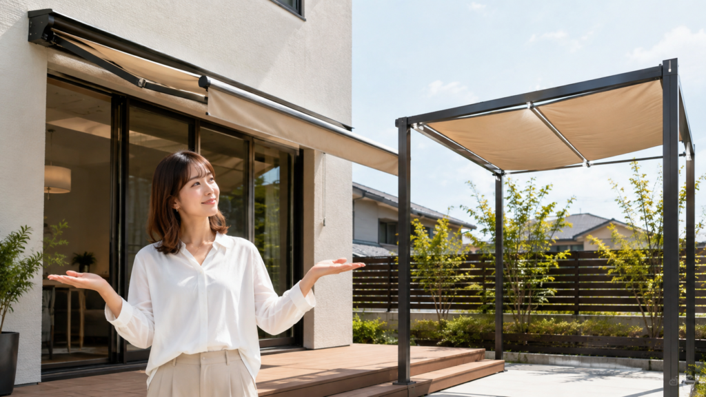 LIXIL彩風の壁付けタイプと独立フレームタイプの違い
