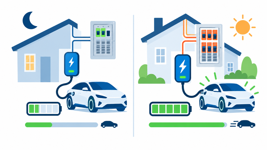 6kWは3kWより短時間で充電しやすい
